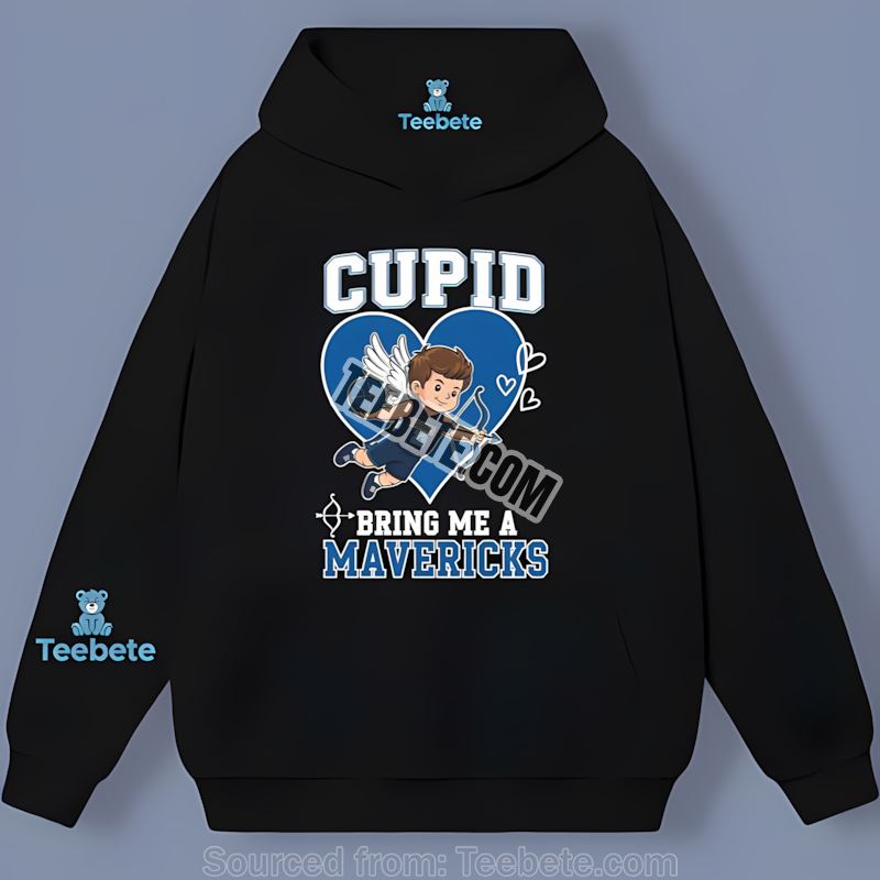 Valentines Cupid Bring Me A Dallas Mavericks Slim Fit Hoodie Valentines Cupid Bring Me A Dallas Mavericks Slim Fit Hoodie