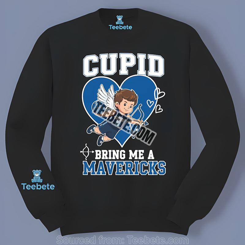 Valentines Cupid Bring Me A Dallas Mavericks Slim Fit Long Sleeve Valentines Cupid Bring Me A Dallas Mavericks Slim Fit Long Sleeve