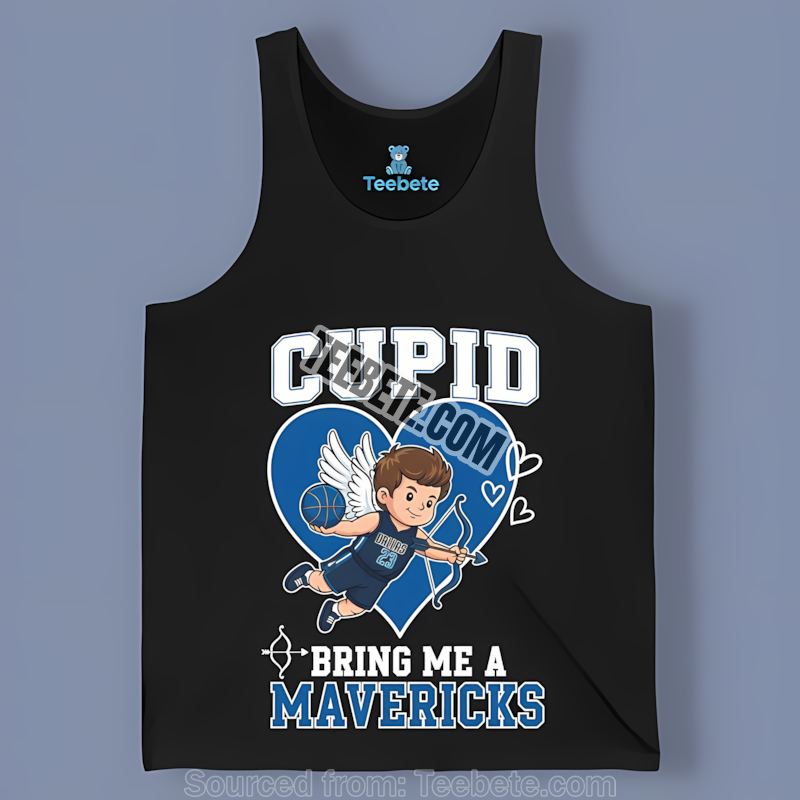 Valentines Cupid Bring Me A Dallas Mavericks Slim Fit Tanktop Valentines Cupid Bring Me A Dallas Mavericks Slim Fit Tanktop