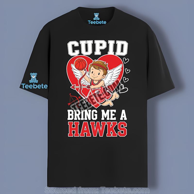 Valentines Cupid Bring Me A Hawks Atlanta Hawks Retro Shirt
