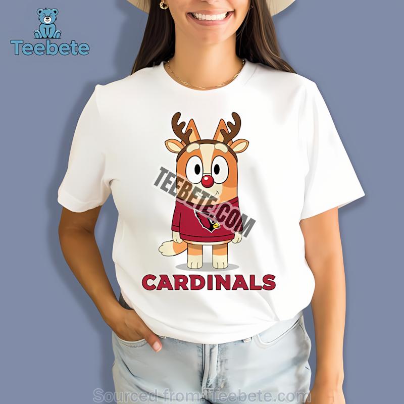 Arizona Cardinals Bingo Reindeer Christmas Shirt