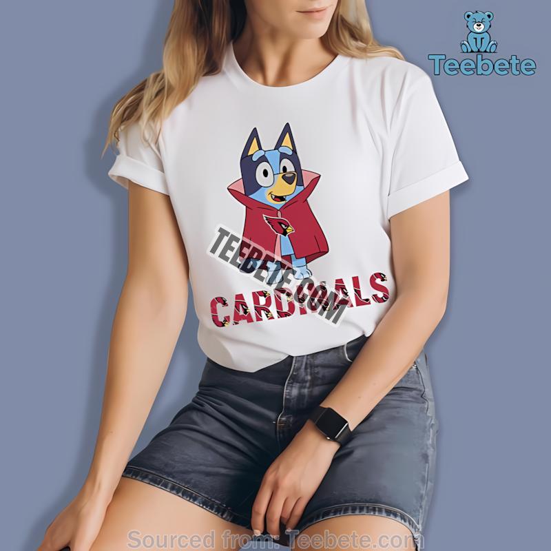 Arizona Cardinals Bluey Vampire Shirt