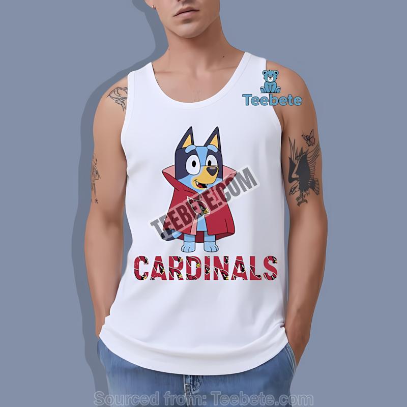 Arizona Cardinals Bluey Vampire Shirt