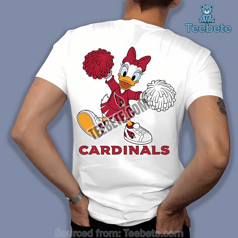 Arizona Cardinals Daisy Duck Cheerleader Shirt