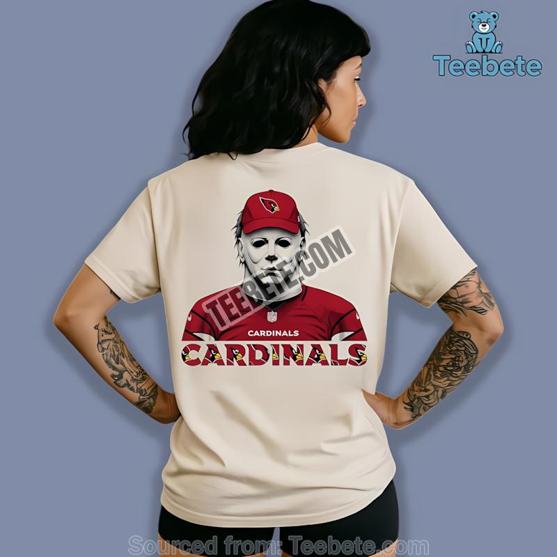 Arizona Cardinals Michael Myers Spooky Shirt