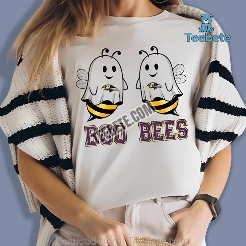 Baltimore Ravens Boo Bees Halloween Shirt