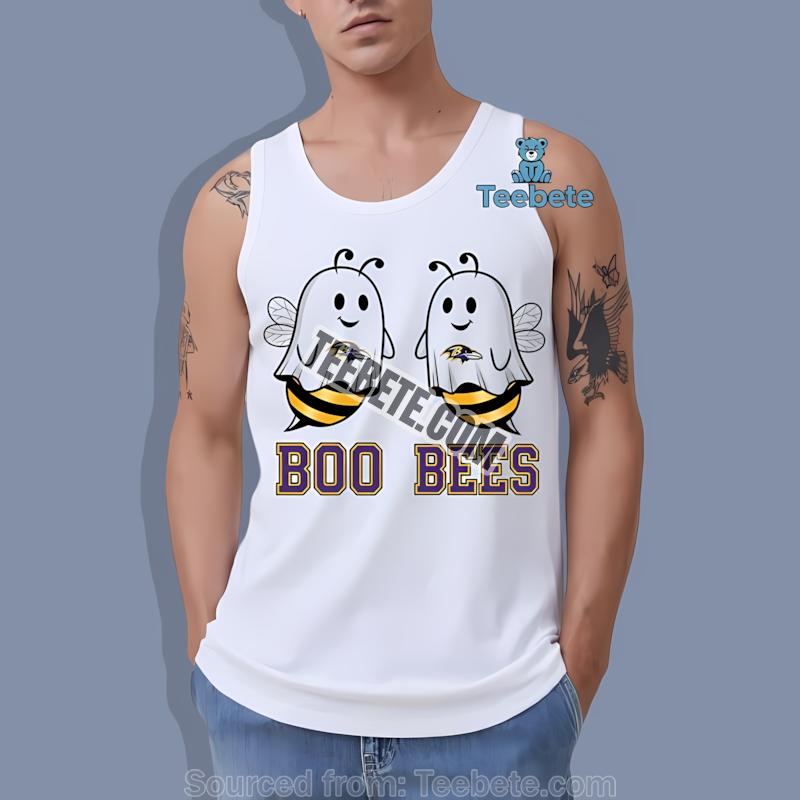 Baltimore Ravens Boo Bees Halloween Shirt