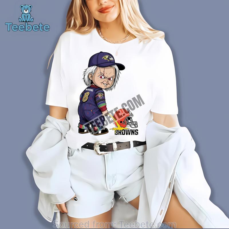 Baltimore Ravens Chucky Cleveland Browns Rivalry Shirt