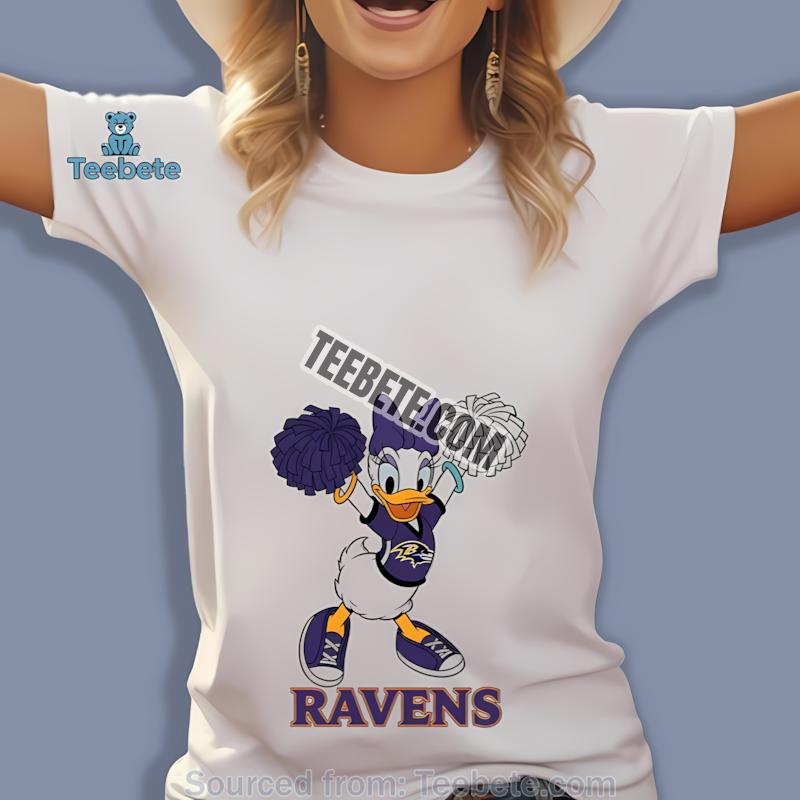 Baltimore Ravens Daisy Duck Cheerleader Shirt