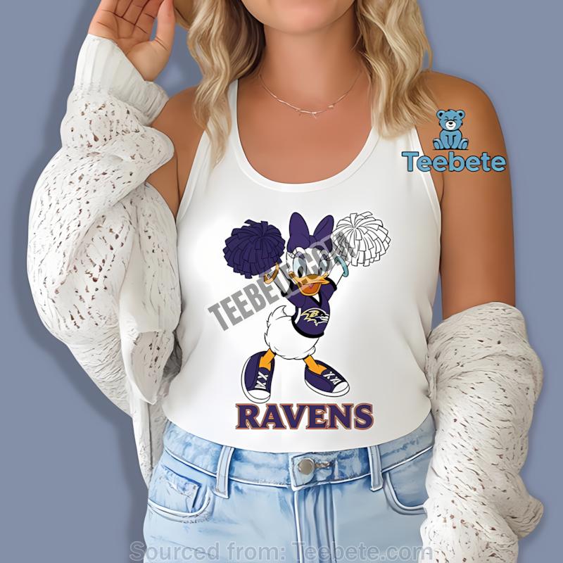 Baltimore Ravens Daisy Duck Cheerleader Shirt