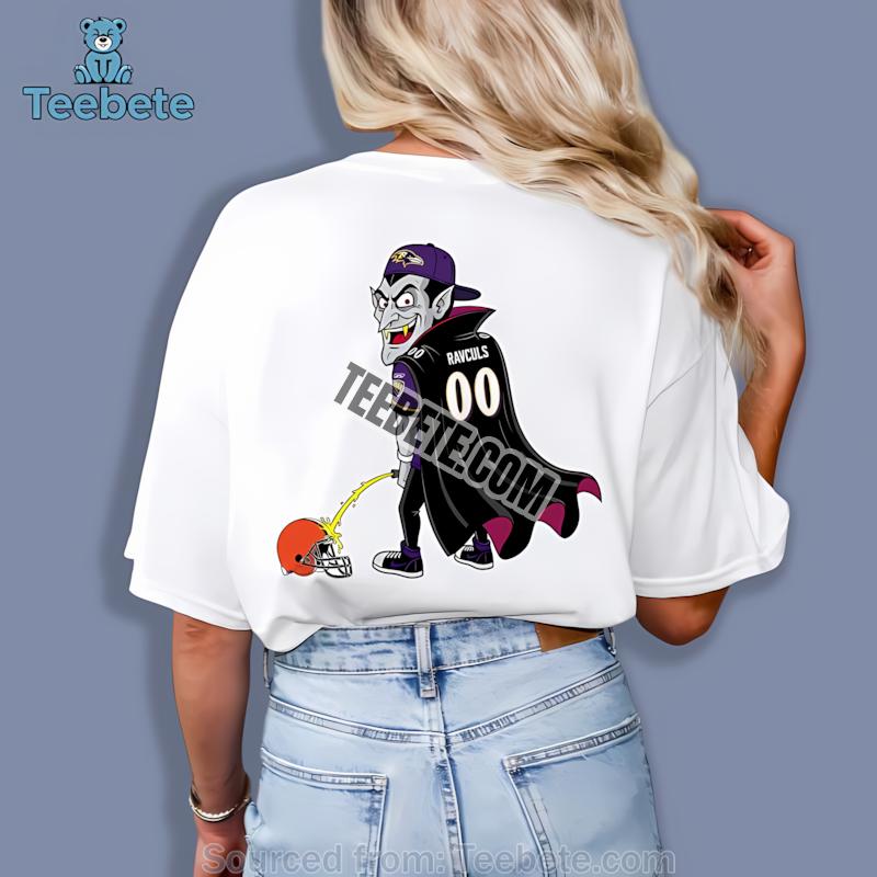 Baltimore Ravens Dracula Cleveland Browns Rivalry Shirt