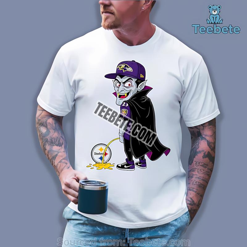 Baltimore Ravens Dracula Steelers Rivalry Shirt