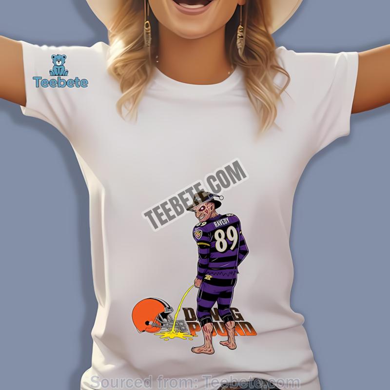 Baltimore Ravens Freddy Krueger Cleveland Browns Rivalry Shirt