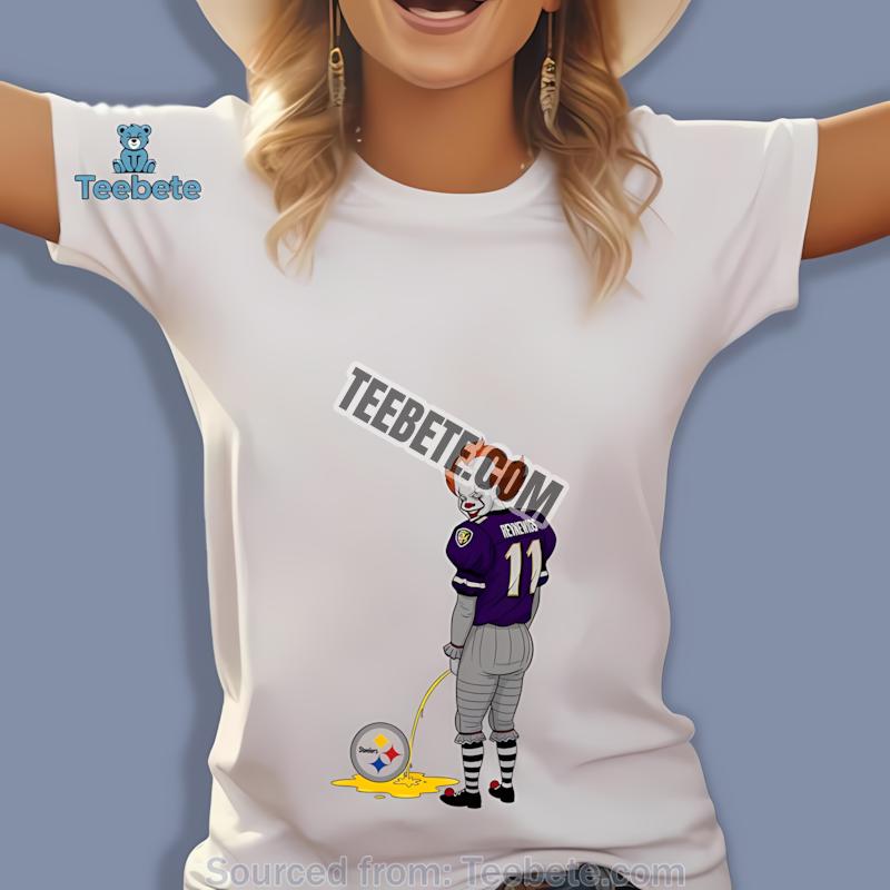 Baltimore Ravens Halloween Pennywise Steelers Rivalry Shirt