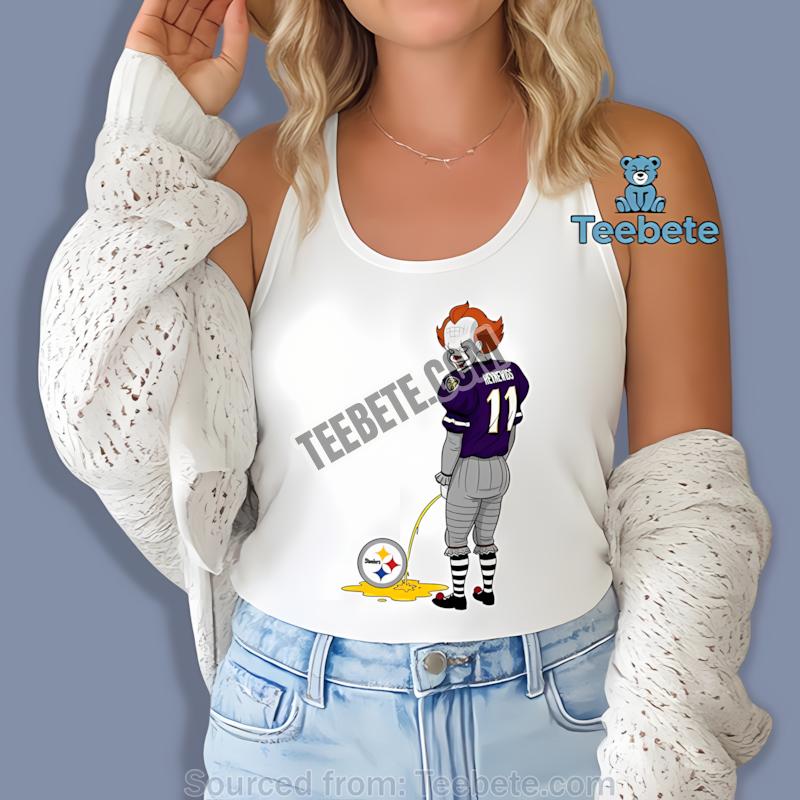 Baltimore Ravens Halloween Pennywise Steelers Rivalry Shirt