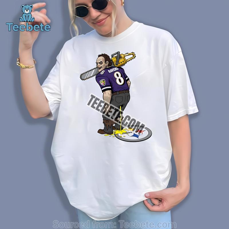 Baltimore Ravens Leatherface Steelers Rivalry Shirt