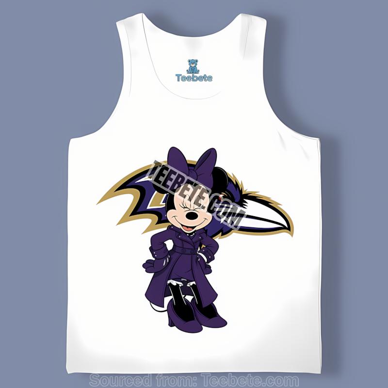 Baltimore Ravens Minnie Mouse Logo Fashion Shirt