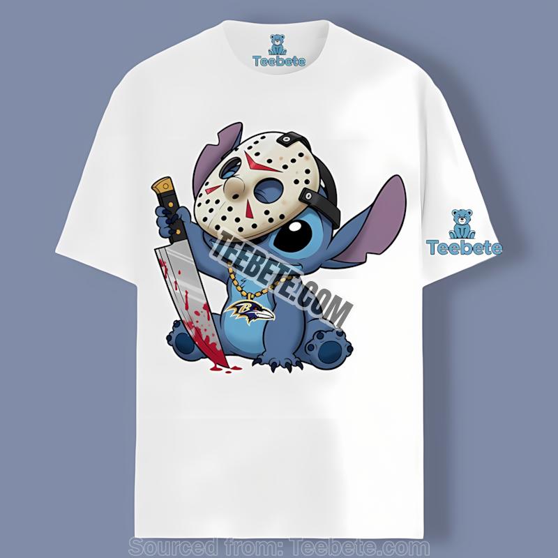 Baltimore Ravens Stitch Jason Halloween Shirt