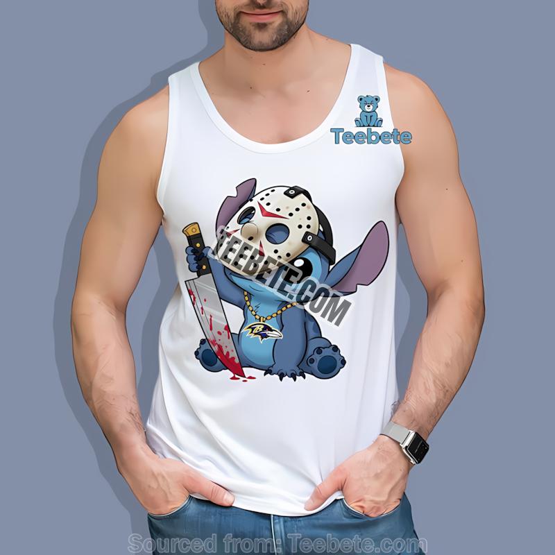 Baltimore Ravens Stitch Jason Halloween Shirt