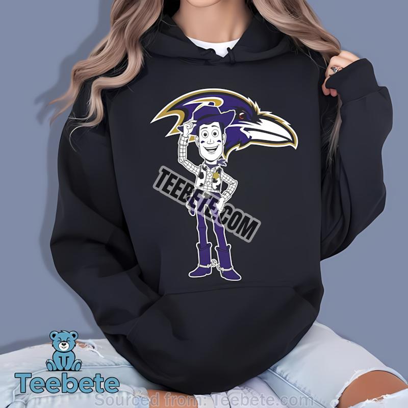 Baltimore Ravens Woody Toy Story Hoodie Baltimore Ravens Woody Toy Story Hoodie