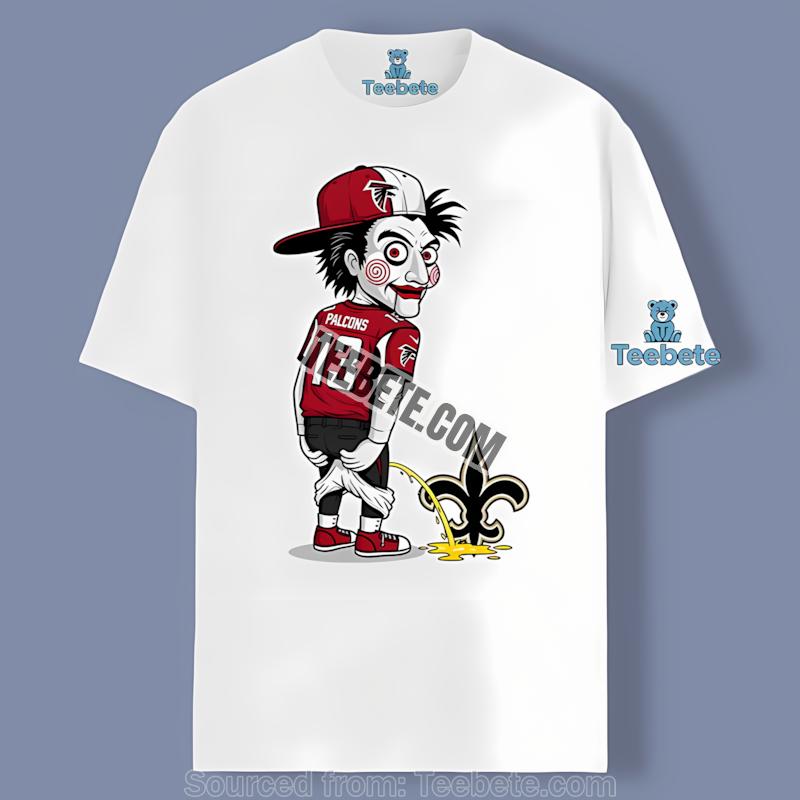 Billy Puppet Vs Saints Falcons Rivalry Graphic Tshirt