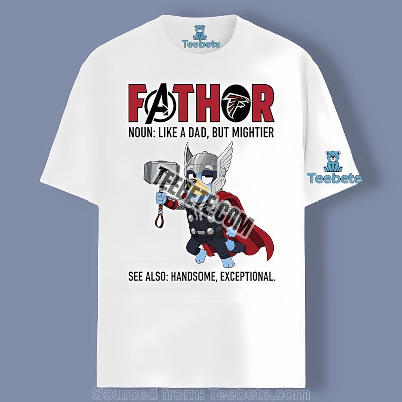 Bluey Fathor Atlanta Falcons Best Tshirt For Men