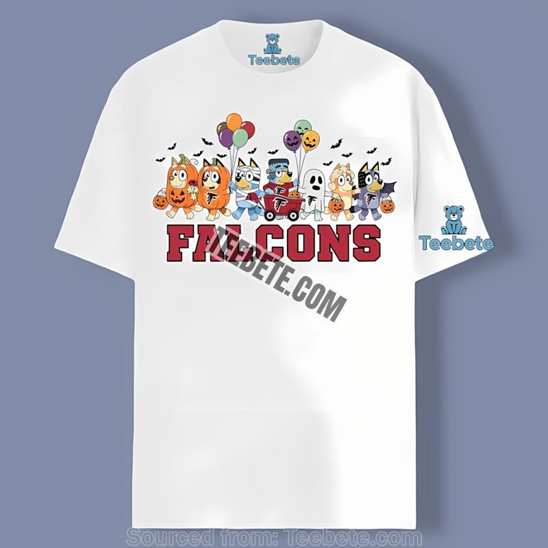 Bluey Halloween Parade Costume Atlanta Falcons Graphic Tshirt