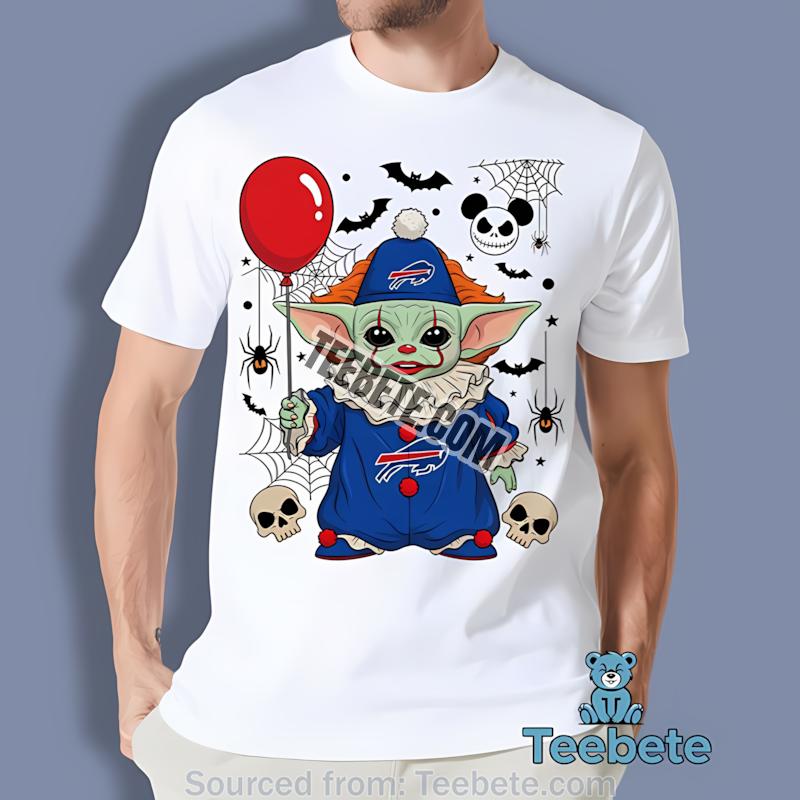 Buffalo Bills Baby Yoda Pennywise Halloween Shirt