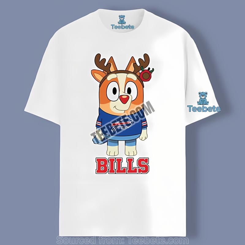Buffalo Bills Bingo Reindeer Christmas Shirt