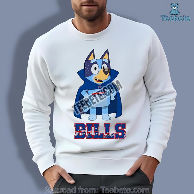 Buffalo Bills Bluey Vampire Long Sleeve Buffalo Bills Bluey Vampire Long Sleeve