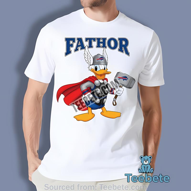 Buffalo Bills Donald Duck Fathor Shirt