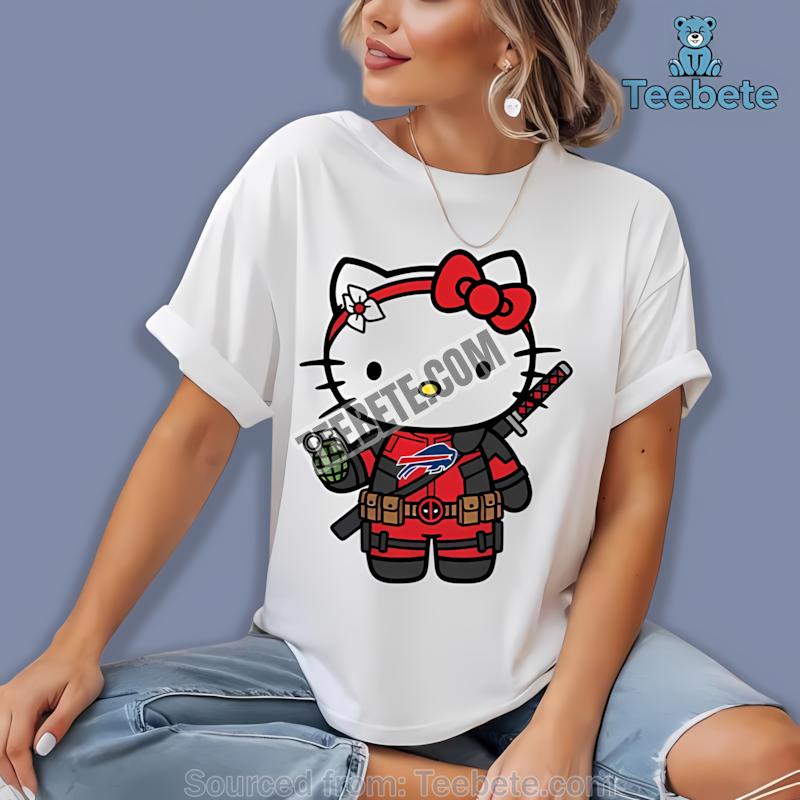 Buffalo Bills Hello Kitty Deadpool Shirt