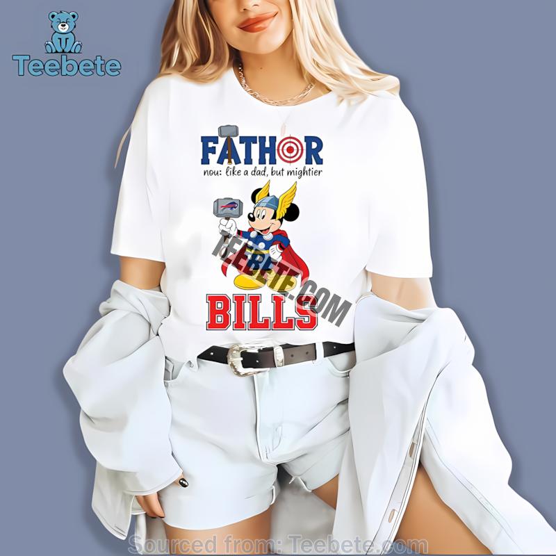 Buffalo Bills Mickey Mouse Fathor Shirt