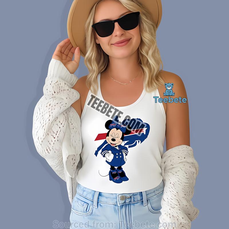 Buffalo Bills Minnie Mouse Tanktop Buffalo Bills Minnie Mouse Tanktop