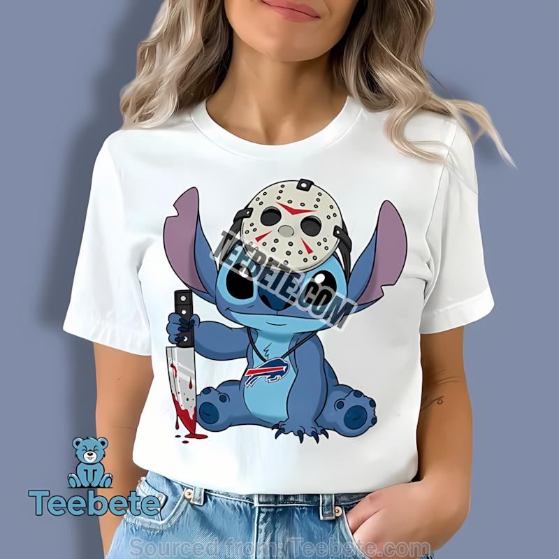 Buffalo Bills Stitch Jason Halloween Shirt