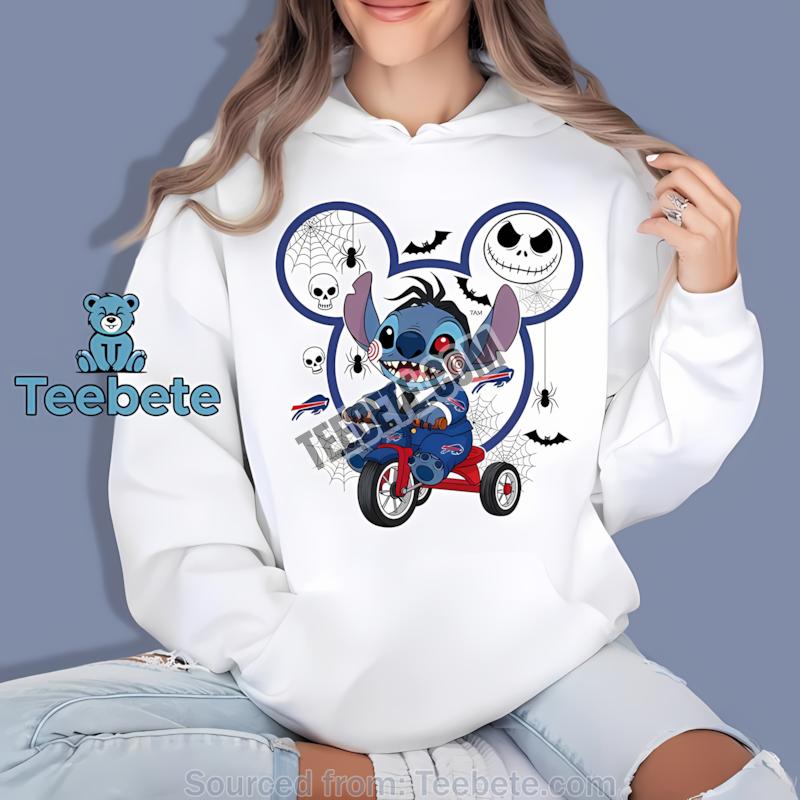 Buffalo Bills Stitch Saw Halloween Hoodie Buffalo Bills Stitch Saw Halloween Hoodie