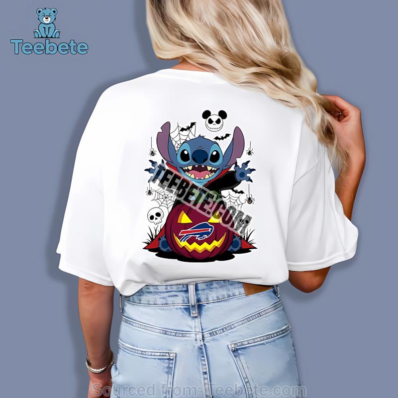 Buffalo Bills Stitch Witch Halloween Shirt