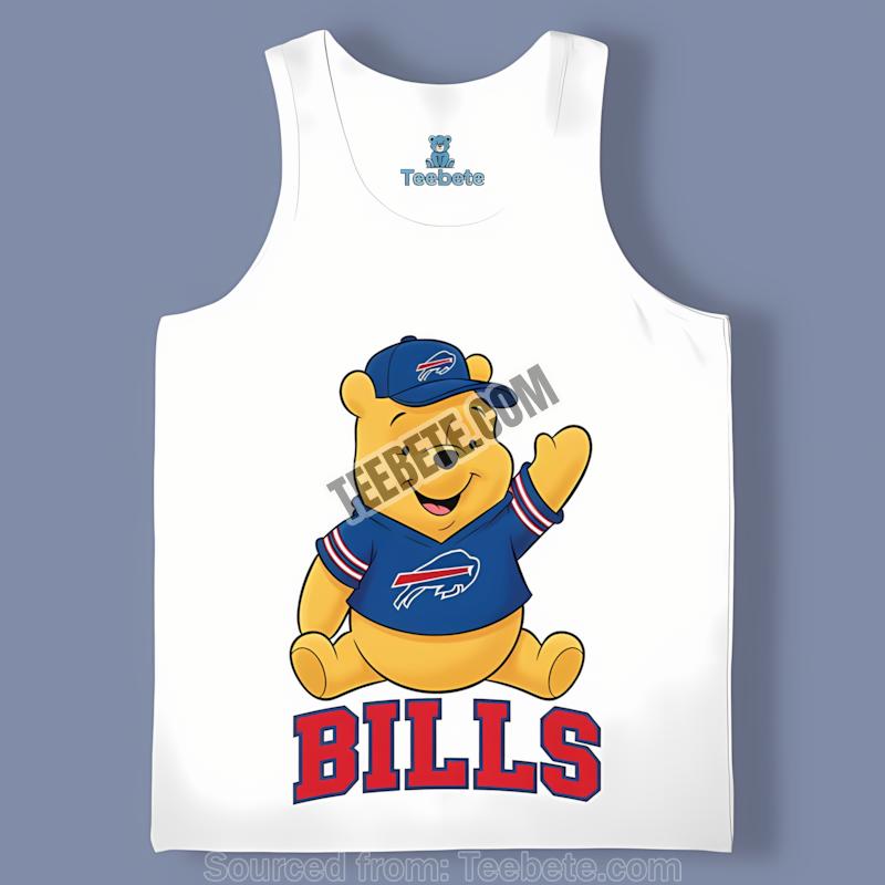 Buffalo Bills Winnie The Pooh Football Team Spirit Tanktop Buffalo Bills Winnie The Pooh Football Team Spirit Tanktop