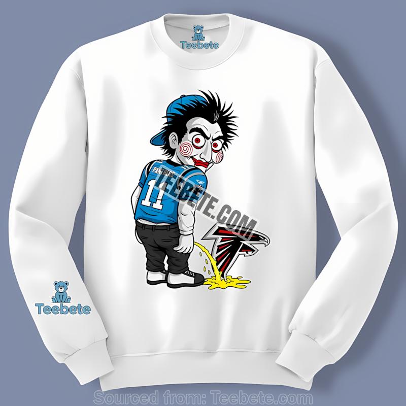 Carolina Panthers Billy Puppet Halloween Rivalry Long Sleeve Carolina Panthers Billy Puppet Halloween Rivalry Long Sleeve