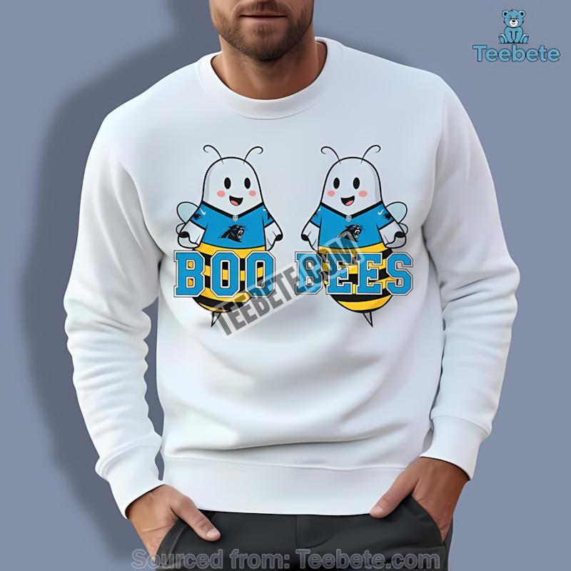 Carolina Panthers Boo Bees Funny Halloween Long Sleeve Carolina Panthers Boo Bees Funny Halloween Long Sleeve