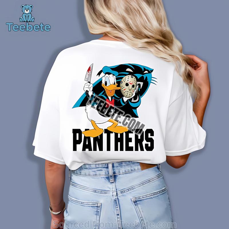 Carolina Panthers Donald Duck Cool Fathor Shirt