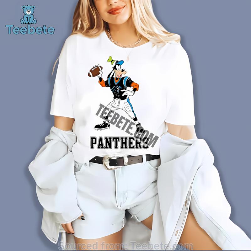 Carolina Panthers Goofy Football Quarterback Player Shirt