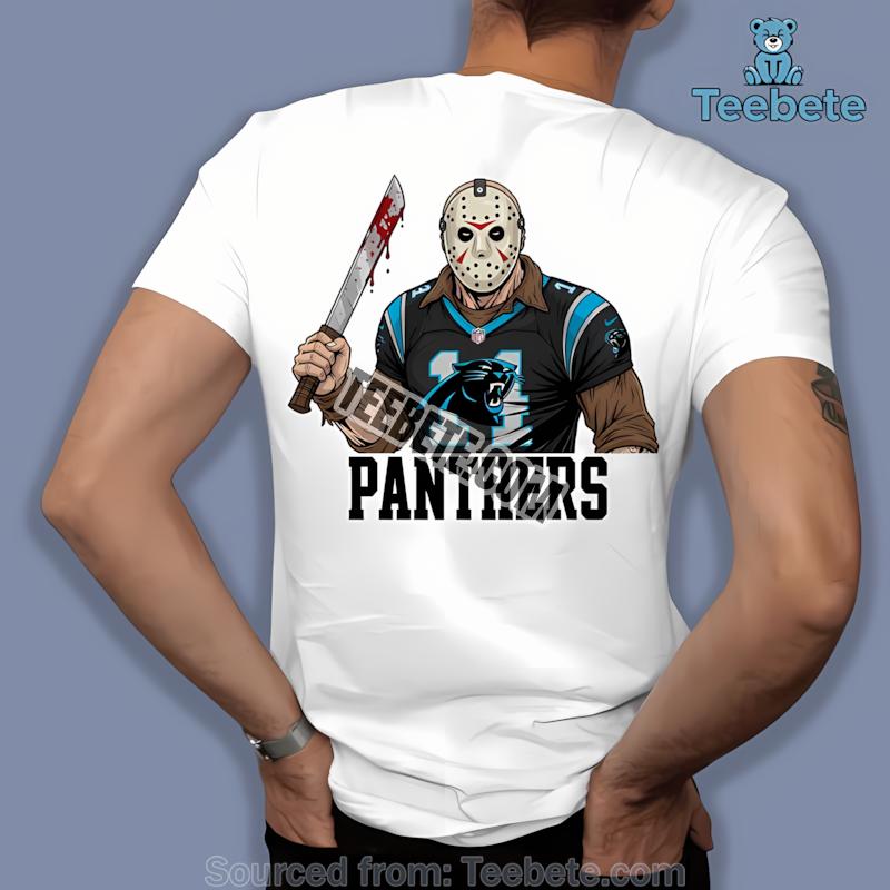 Carolina Panthers Freddy Krueger Halloween Scary Shirt