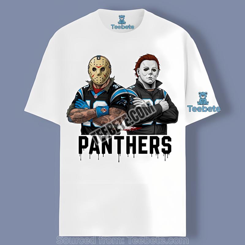 Carolina Panthers Freddy Krueger Halloween Scary Shirt