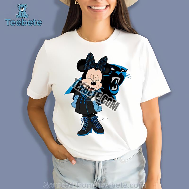 Carolina Panthers Minnie Mouse Classic Fan Shirt