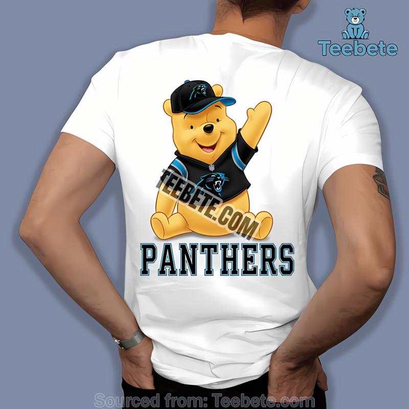 Carolina Panthers Winnie The Pooh Team Spirit Shirt