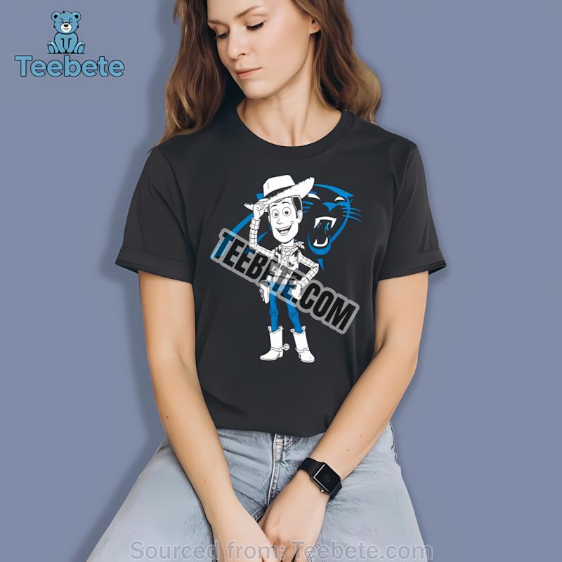 Carolina Panthers Woody Toy Story Character Shirt
