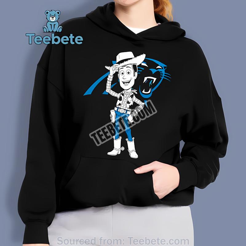 Carolina Panthers Woody Toy Story Character Hoodie Carolina Panthers Woody Toy Story Character Hoodie