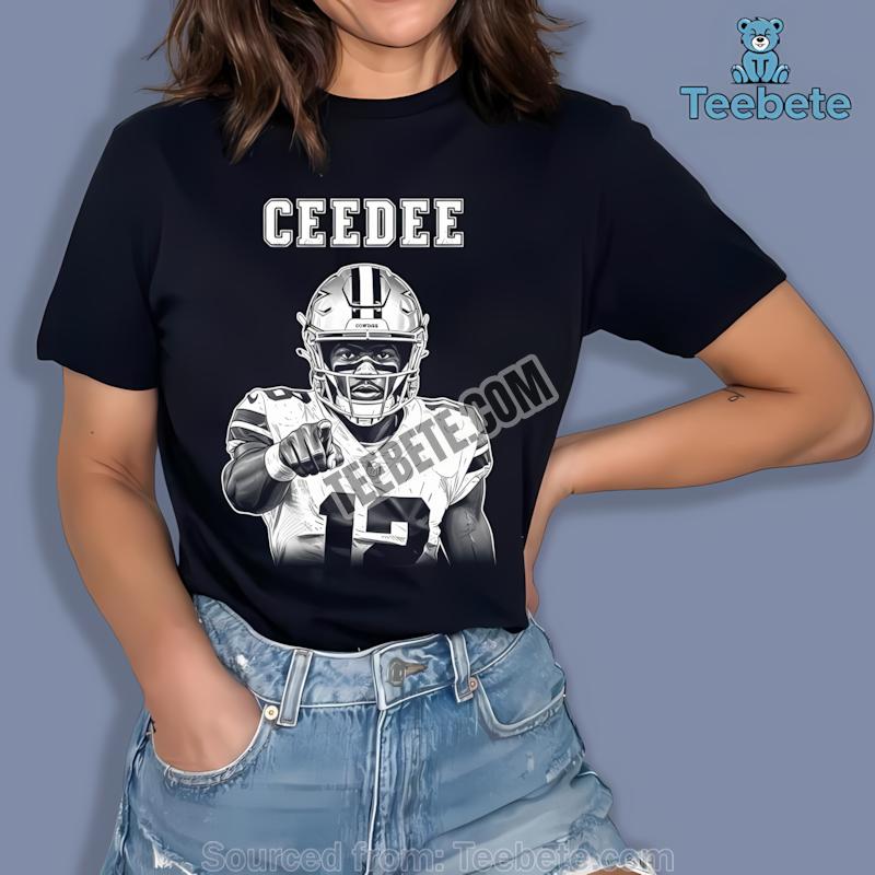 Ceedee Lamb Dallas Cowboys Vintage Monochrome Funny Shirt