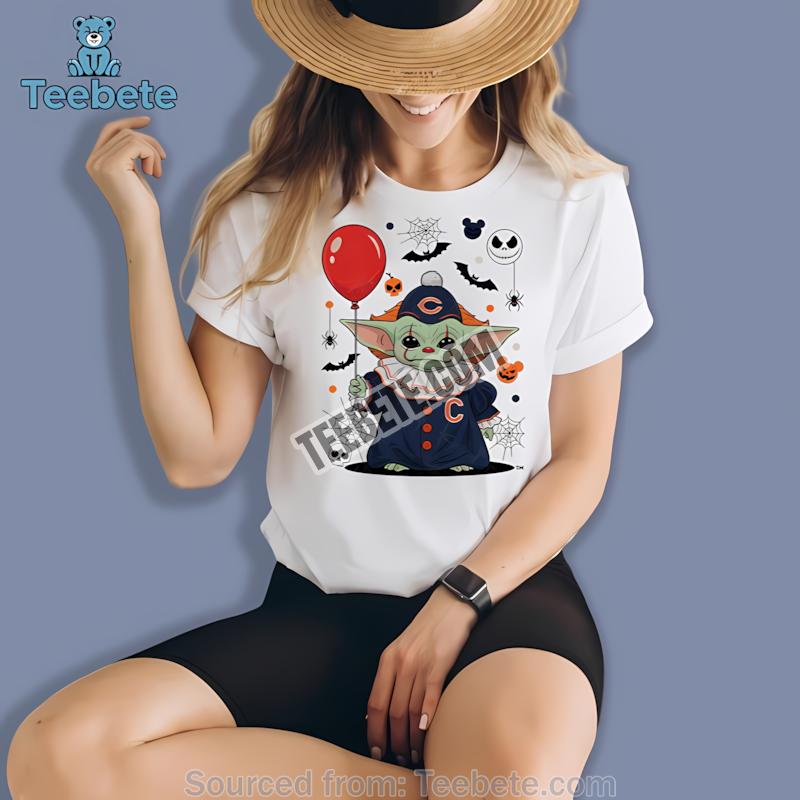 Chicago Bears Bingo Bluey Halloween Skeleton Pumpkin Shirt